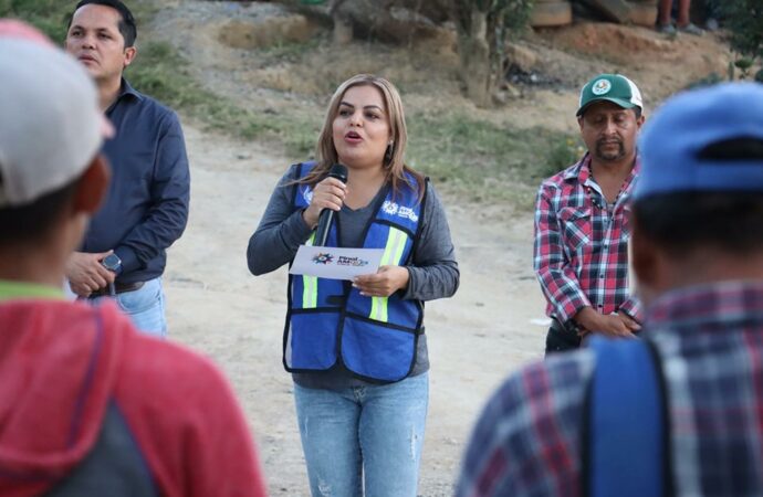 Lupita Ramírez Plaza anunció la construcción de la segunda etapa de rampa en la comunidad de San Pedro el Viejo