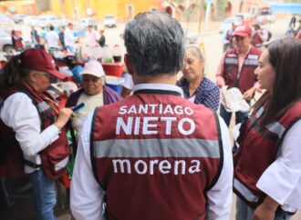 Abastecimiento de agua, salud y seguridad prioridad para Santiago Nieto Castillo.