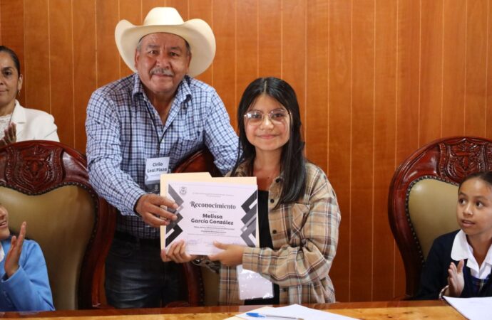 Melissa García González, Presidenta Municipal por un Día en Pinal de Amoles.