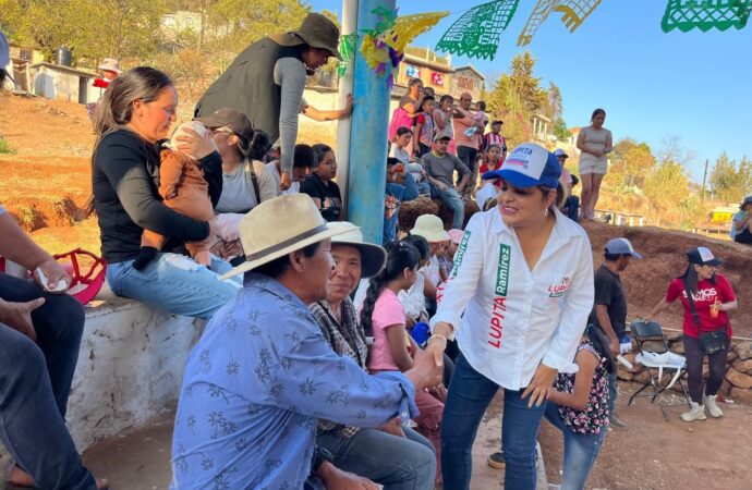 La movilidad y el abastecimiento de agua prioridad de Lupita Ramírez.