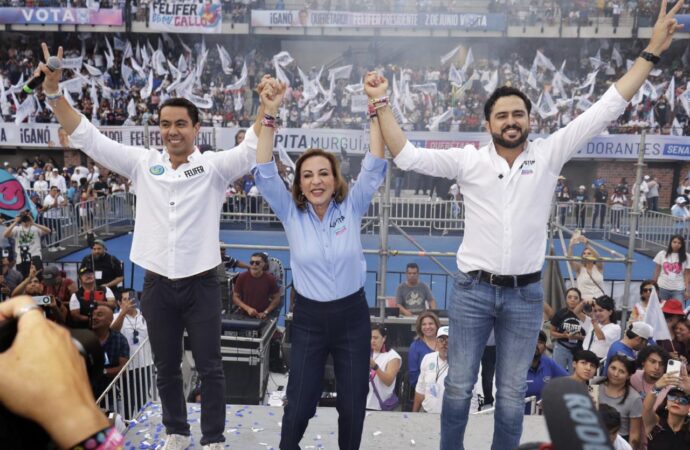 Gran Cierre de Campaña de Lupita Murguía, Felifer Macías y Agustín Dorantes.